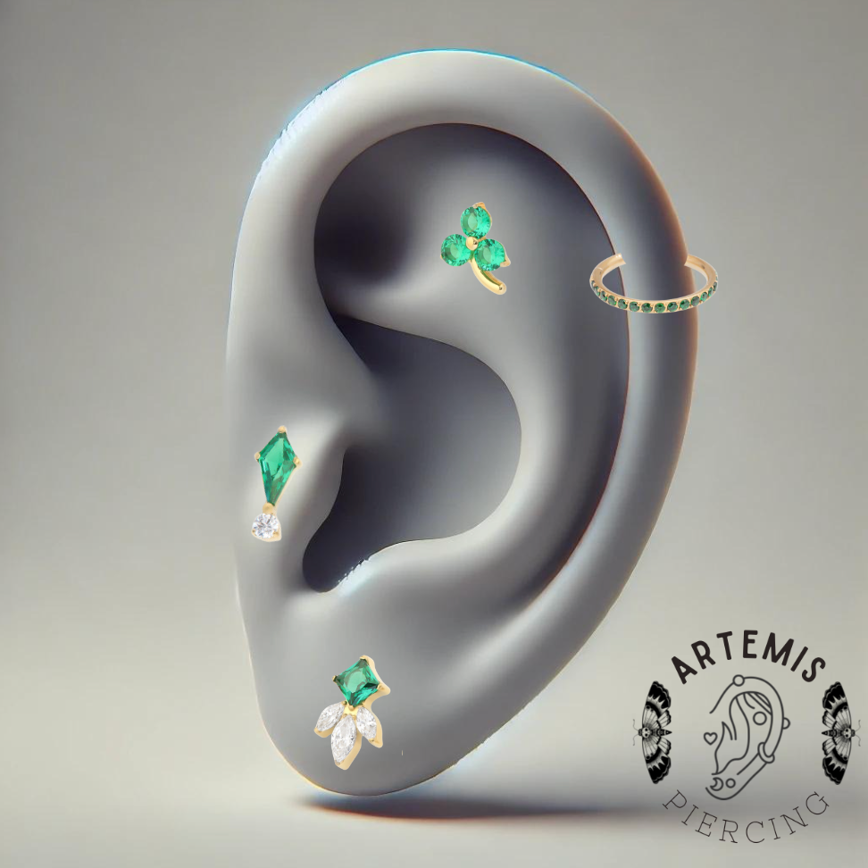 Compo verte émeraude