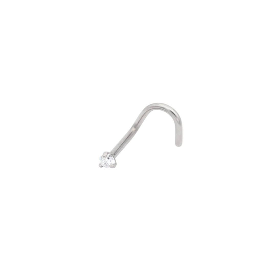 Piercing nez zircon