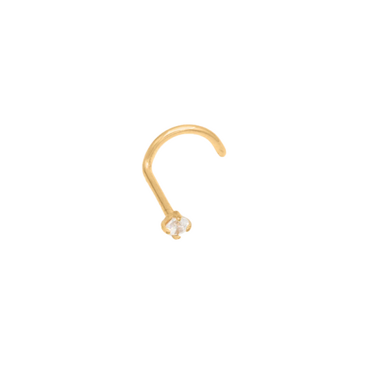Piercing nez zircon