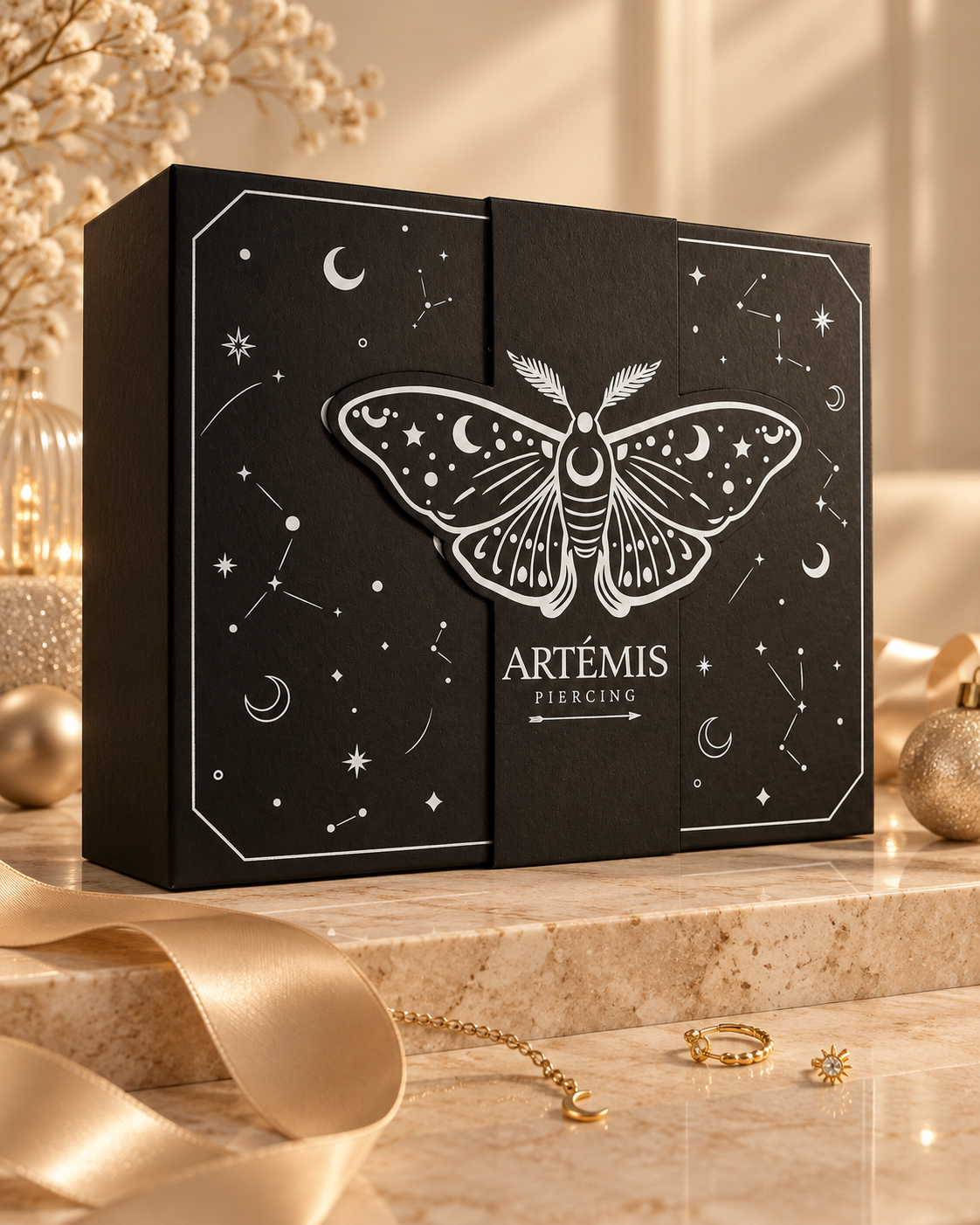 Calendrier de l'avent piercing ARTEMIS - 12 cases